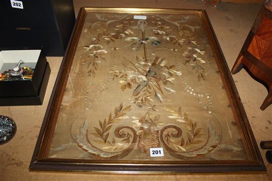 Silkwork panel